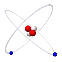Animated Helium Atom