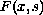 $F(x,s)$
