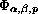 $\Phi_{\alpha,\beta,p}$