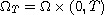 $\Omega_T=\Omega\times (0,T)$