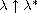 $\lambda\uparrow\lambda^*$