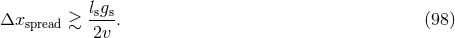 Δx β³ lsgs. (98 ) spread 2v