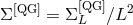 [QG ] [QG ] 2 Σ = Σ L ∕L