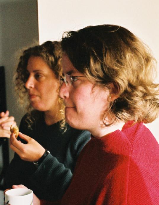 Fischer and Eisenk�lbl during a coffe break