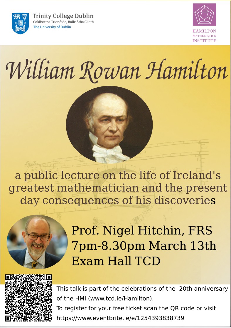 Poster for public lecture