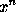 x^n