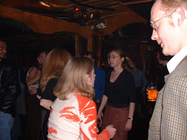 A weirdo in a tweed jacket, (There's always one)