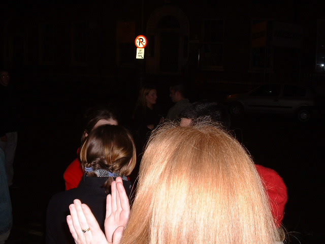 Outside