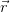 ⃗r