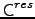 ${\sf C}^{res}$