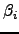 $\displaystyle \beta_i$