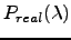 $P_{real}(\lambda)$