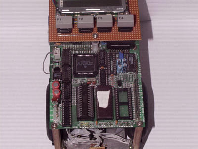 Top view of circuit board