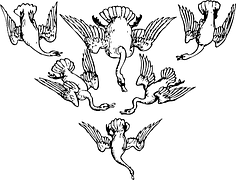 triangle d'oiseaux