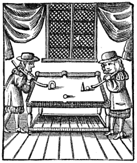 Le billard d'antan