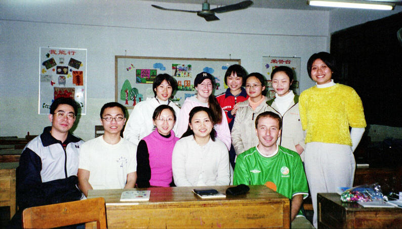A group of English students in Wuzhou