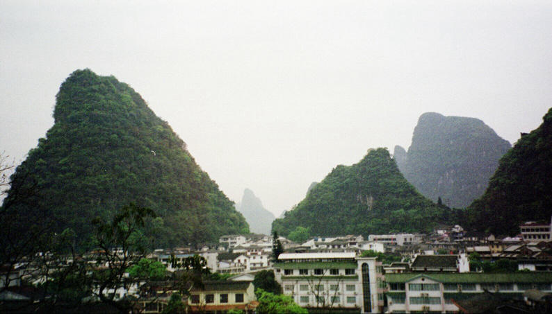 Yangshou - a small village outside Guilin suituated in the most spectacular scenery