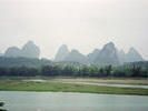 Limestone carsts aroung Yangshou on the Li river