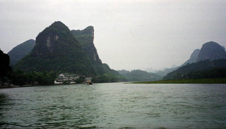 Limestone carsts aroung Yangshou on the Li river