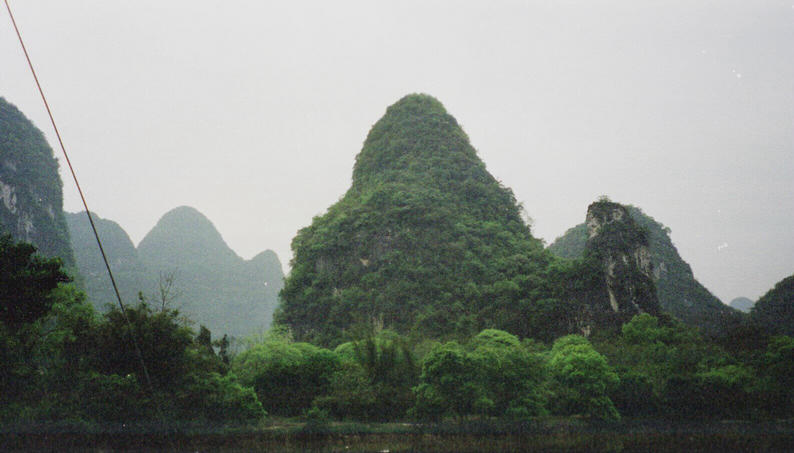 Limestone carsts aroung Yangshou 