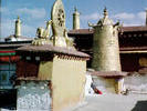 The roof of the Johkang Temple