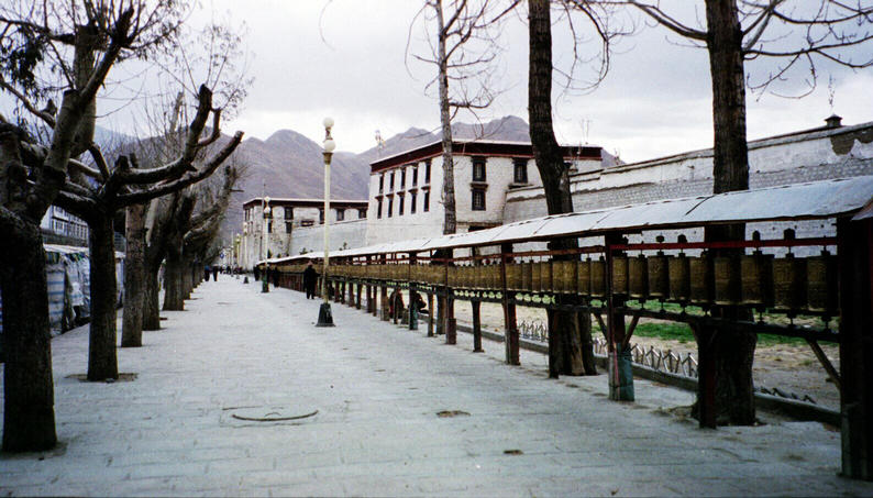 The pilgrim circuit around the base of the potala