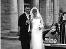 church couple bw