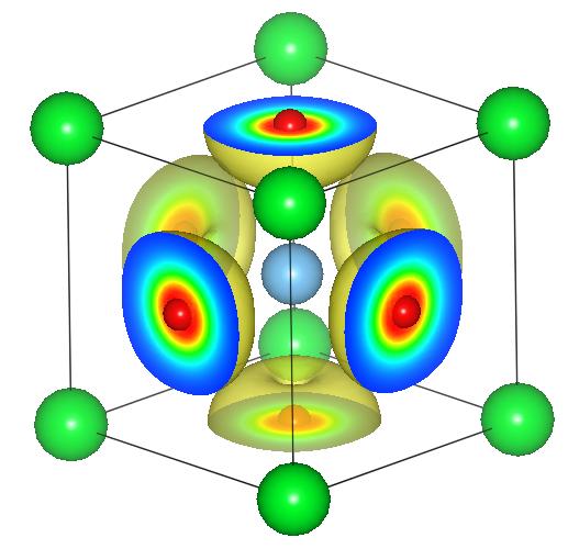 Valence Band Maximum of SrTiO_3