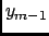 $y_{m-1}$