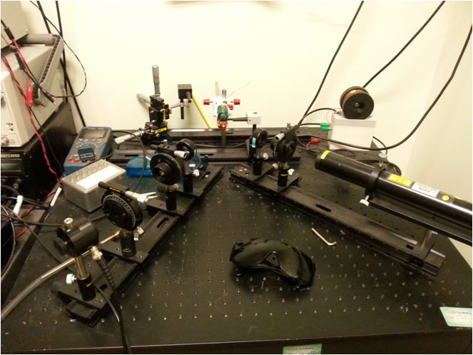 Dynamic Kerr Effect Setup