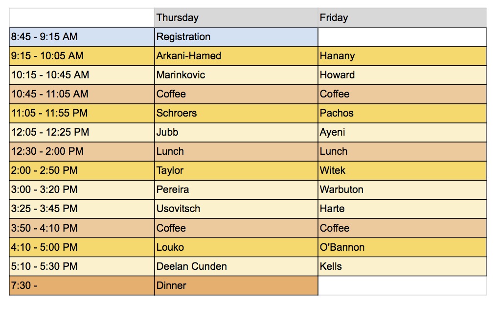 timetable